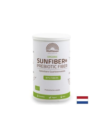 Пребиотични фибри Sunfiber Био, 125 g прах Mattisson Healthstyle