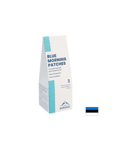 Трансдермални пластири с витамини и билкови екстракти “Blue Morning”, 3 броя Nordaid