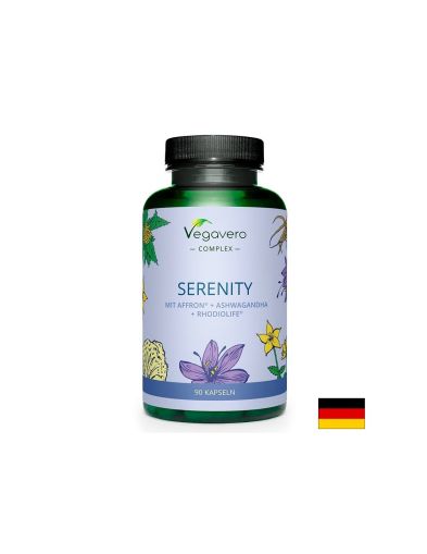 Билкова Антистрес Формула с Шафран + Ашваганда и Златен корен, 90 капсули