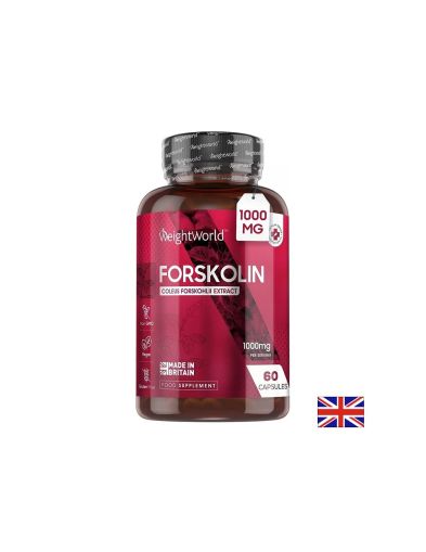 Здравословно отслабване - Форсколий 1 g, 60 капсули - Forskolin