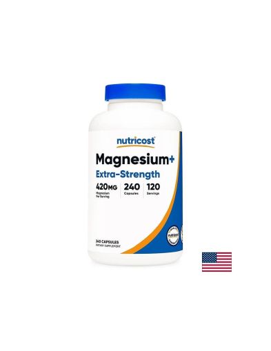 Грижа за мускулите и сърцето - Магнезий (оксид, бисглицинат), 240 капсули