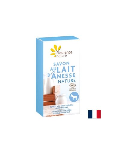 Сапун с магарешко мляко, 100 g Fleurance Nature