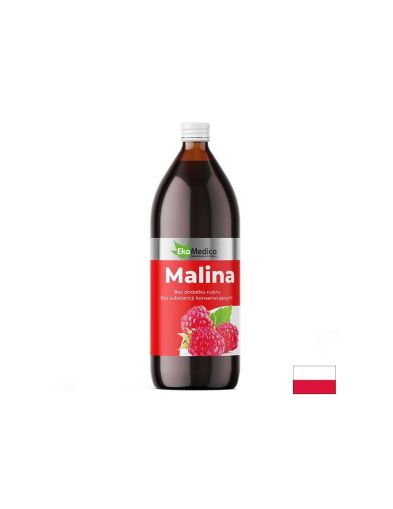 Сок от малина с каму-каму и натурален витамин С - Антиоксидантни и антиейджинг свойства, 500 ml, 10 дози