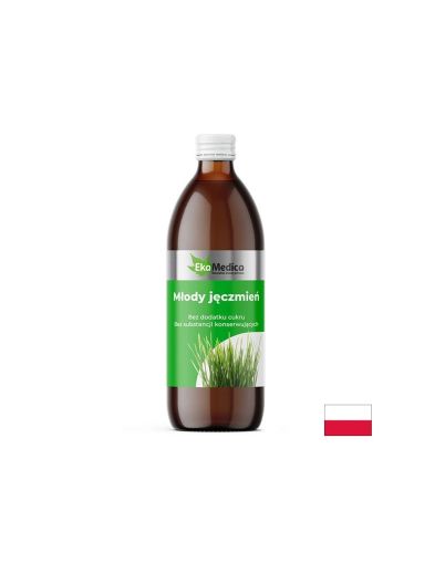 Сок от млад ечемик с каму-каму и натурален витамин С - За пречистване на организма, 500 ml, 10 дози