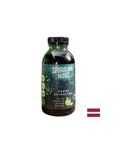 Свежа спирулина & скандинавски лимон - Spirulina Nord, Сироп 330 ml, 14 дози