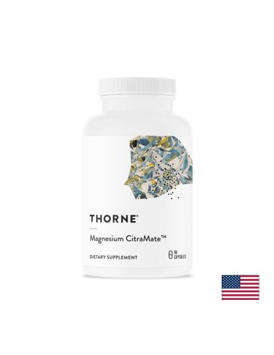 Здраве за сърцето и мускулите - Магнезий (цитрат/малат), 135 mg х 90 капсули Thorne