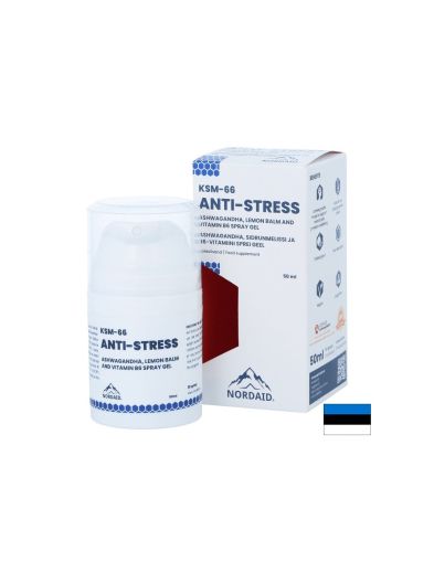 Ашваганда KSM-66, маточина и витамин В6 - При тревожност, лошо настроение и умора, Спрей-гел за уста, 50 ml