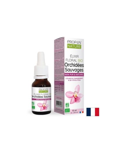 Стрес и добро настоение - Флорален еликсир от Орхидея БИО, капки, 15 ml Propos’Nature