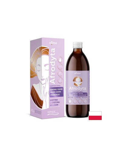 Афродита – течна формула за коса, кожа и нокти, 500 ml, 20 дози