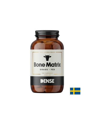 Говежда костна матрица - За здрави кости, стави и мускули, 1000 mg, 180 капсули
