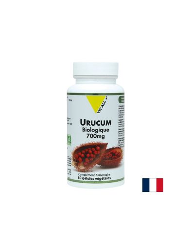 Коса и кожа - Анато - Urucum Biologique, 700 mg x 60 капсули