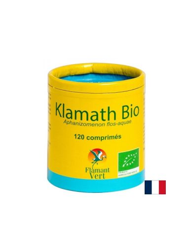 Водорасли АФА от езерото Кламат - За енергия, фокус и силен имунитет, 500 mg, 120 таблетки