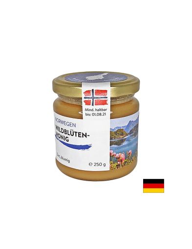 Пчелен мед от диви цветя (Норвегия), 250 g