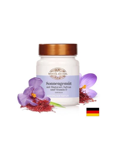 Шатавари, шафран и витамин D3 за жени - Хормонален баланс, тонус, емоционално здраве, 30 капсули