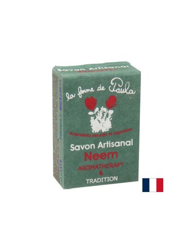 Аюрведичен сапун с нийм – за лице и тяло - При акне, кожни раздразнения и инфекции, 75 g