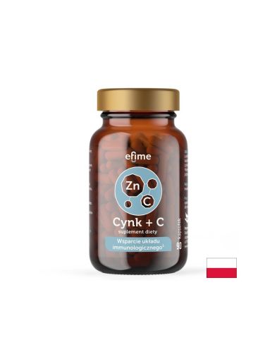 Имунитет - Цинк 10 mg + Витамин С 300 mg Efime х 90 капсули