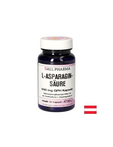 Нервна и мозъчна функция L-Aспаргинова киселина 500 mg х 60 капсули