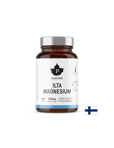 Формула за сън с магнезий (бисглицинат) + Л-Теанин, Л-Триптофан и пасифлора, 60 капсули