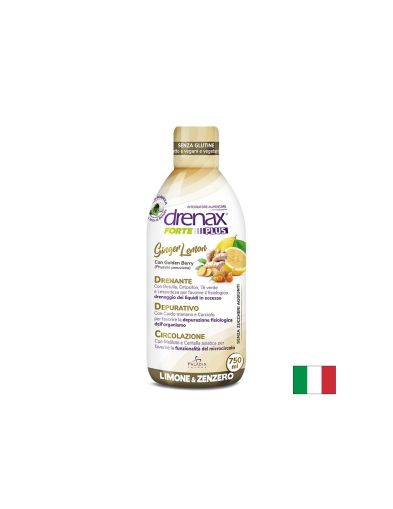 Диуретична формула за здрави бъбреци - Drenax® със сок от бреза и ортосифон, 750 ml, 25 дози (с вкус на джинджифил и лимон)
