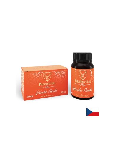 Пантовитал Плюс - Прах от рога на алтайски марал + Рейши, 60 капсули