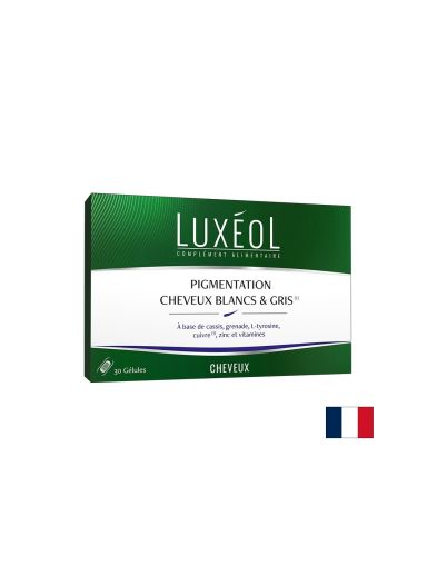 Срещу преждевременно побеляване на косата - Luxéol формула, 30 капсули