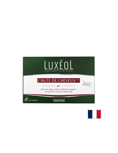 При косопад и оредяване на косата - Luxéol формула, 30 капсули