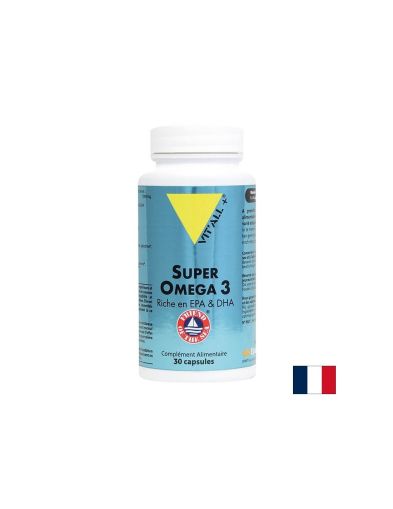 Когнитивна и сърдечна функция - Супер Омега-3, 1000 mg (EPA 400 mg / DHA 300 mg) х 30 капсули