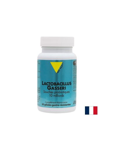 Пробиотик Лактобацилус Гасери, 10 млрд. активни пробиотици х 60 стомашно-устойчиви капсули