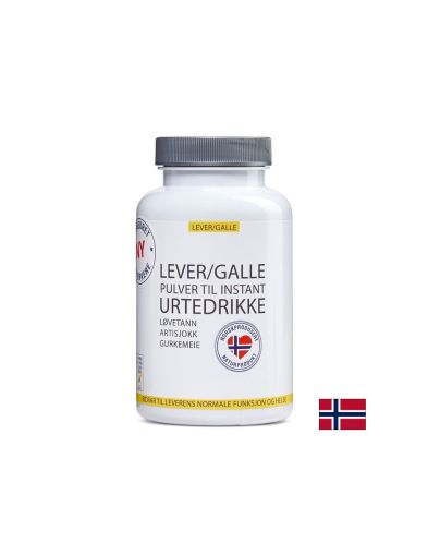 Билков комплекс за черен дроб и жлъчка (с глухарче, артишок и куркума), 120 g прах, с аромат на праскова