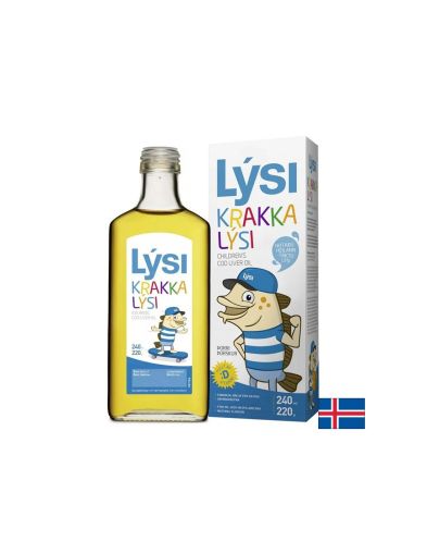 Омега-3 – масло от черен дроб на исландска риба треска - EPA – 690 mg, DHA – 1290 mg (+ витамини А & D3), 2390 mg, 240 ml