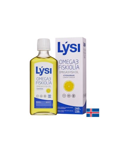Омега-3 – течно рибено масло - EPA - 745 mg, DHA – 490 mg, 240 ml с вкус на лимон