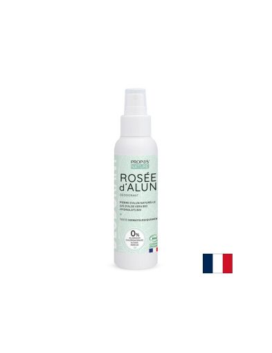 Кристален дезодорант против изпотяване (с алунит с алое вера и флорална вода от розов и портокалов цвят), БИО, 100 ml