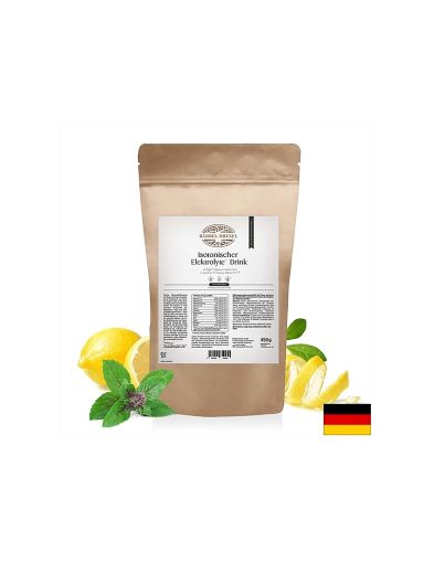 Изотонична електролитна напитка за енергия - Срещу обезводняване и загуба на електролити, 450 g, прах