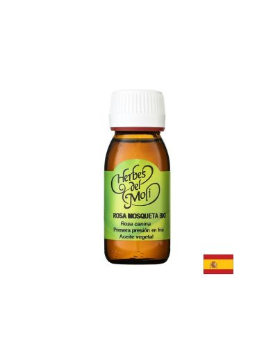 Био масажно и козметично масло от Роза москета - Хидратация, еластичност и изглаждане на кожата, 60 ml