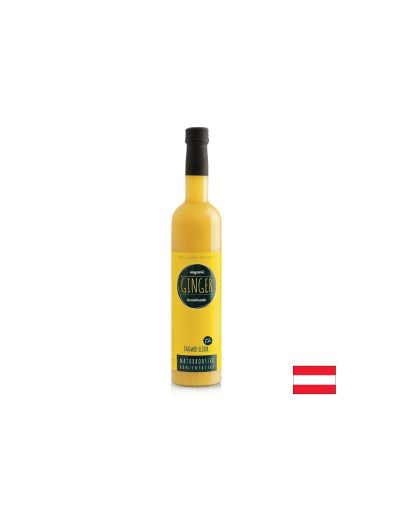 Био еликсир от джинджифил, лайм и коноп - За добавяне към алкохолни и безалкохолни напитки 100% концентрат, 500 ml
