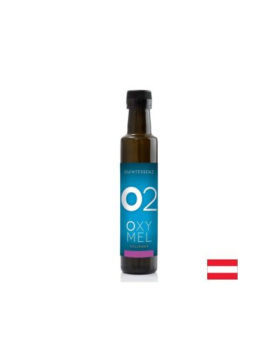 Био сок от бъз с джинджифил и куркума Oxymel O2 - За имунитета, чернодробното и стомашното здраве, 250 ml