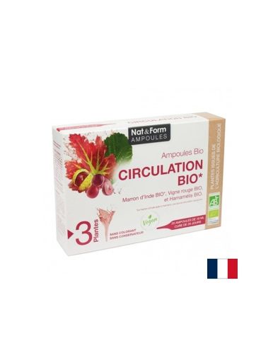 Кръвоносна система - Ampoile Circulation BIO, 20 ампули за пиене