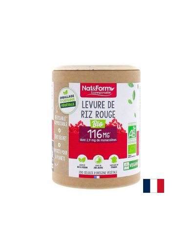 При висок холестерол - Червен ориз (дрожди), БИО, 200 капсули