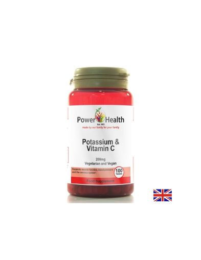 Имунитет - Калий 200mg + Витамин С 50mg, 100 таблетки