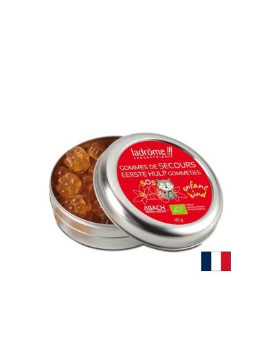 При стрес и страх - Първа помощ дъвки за деца по метода на д-р Бах, 45 g