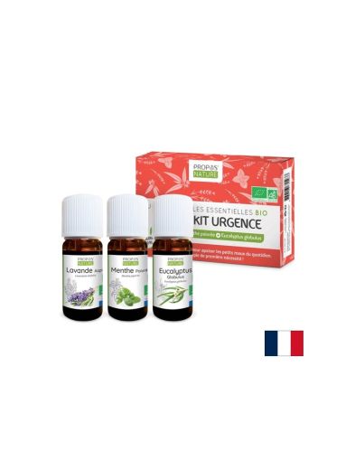 Арома сет За спешна нужда с 3 вида етерични масла, БИО, 3 флакона
