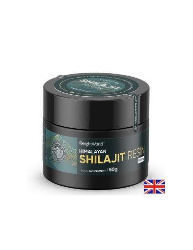 Шилажит - чиста хималайска смола Плюс ашваганда, куркума и черно мюсли 50 g, 62 дози