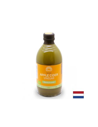 Ябълков оцет + матча и лимон БИО 500 ml