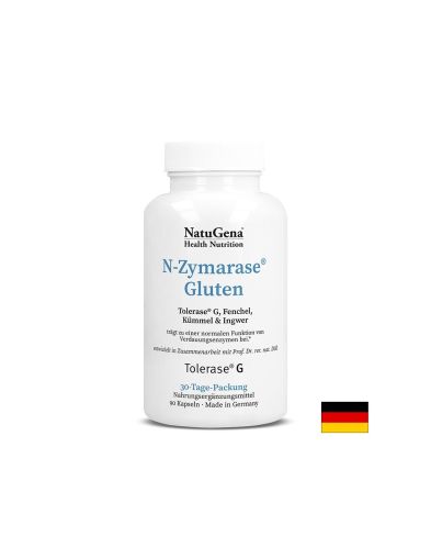 N-Zymarase® Gluten (ензимен комплекс при глутенова непоносимост), 90 капсули