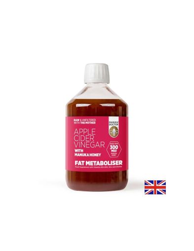 Ябълков оцет с мед от Манука - За нормално телесно тегло, 500 ml