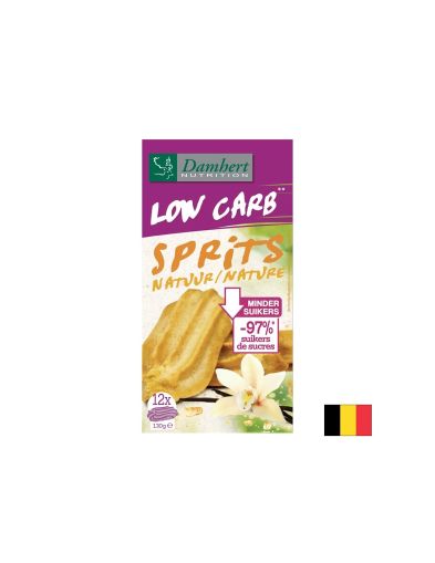 Обикновени маслени бисквити с ниско съдържание на въглехидрати (без захар), 130 g