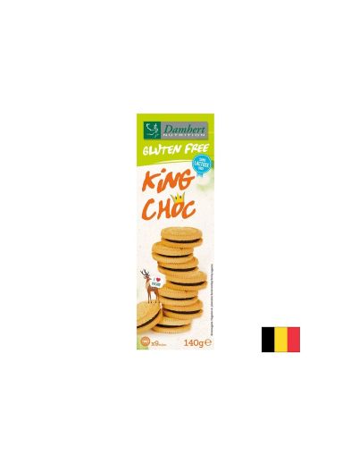 Безглутенови бисквити с шоколадов крем, 140 g