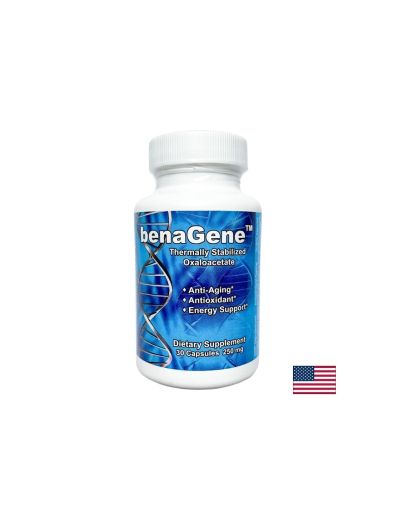 Оксалооцетна киселина benaGene® - Активна клетъчна защита и дълголетие, 30 капсули