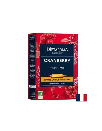 Уринарно здраве - Червена боровинка, 20 ампули за пиене