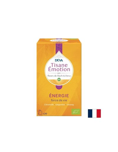 Билков чай „Енергия“ (с флорални еликсири по метода на д-р Бах), 20 филтърни пакетчета